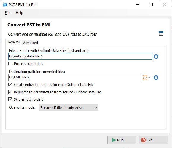 PST to EML Converter