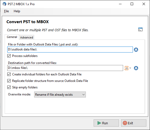 how to convert pst to mbox